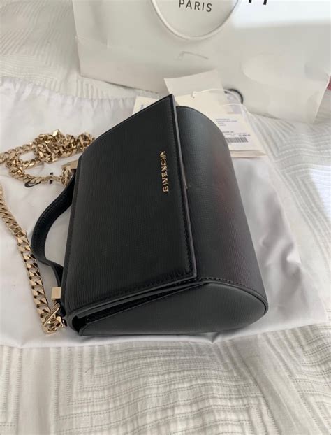 givenchy pandora box medium black|GIVENCHY Textured Calfskin Mini Pandora Box .